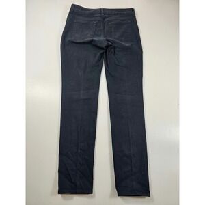 Chicos the platinum jegging black stretch jean pants size 00 (2) EUC Career ^